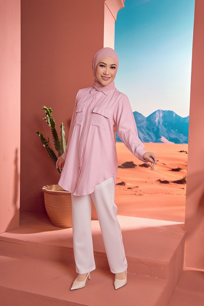 Amara Shirt - Soft Pink