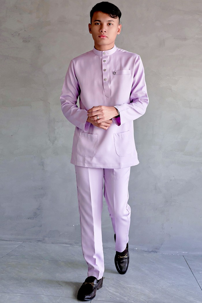 Baju Melayu Yusoff - Soft Lavender