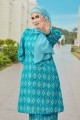 Jute Luxe Kurung - Baby Blue