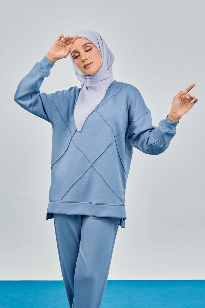 Stella Suit - Dusty Blue