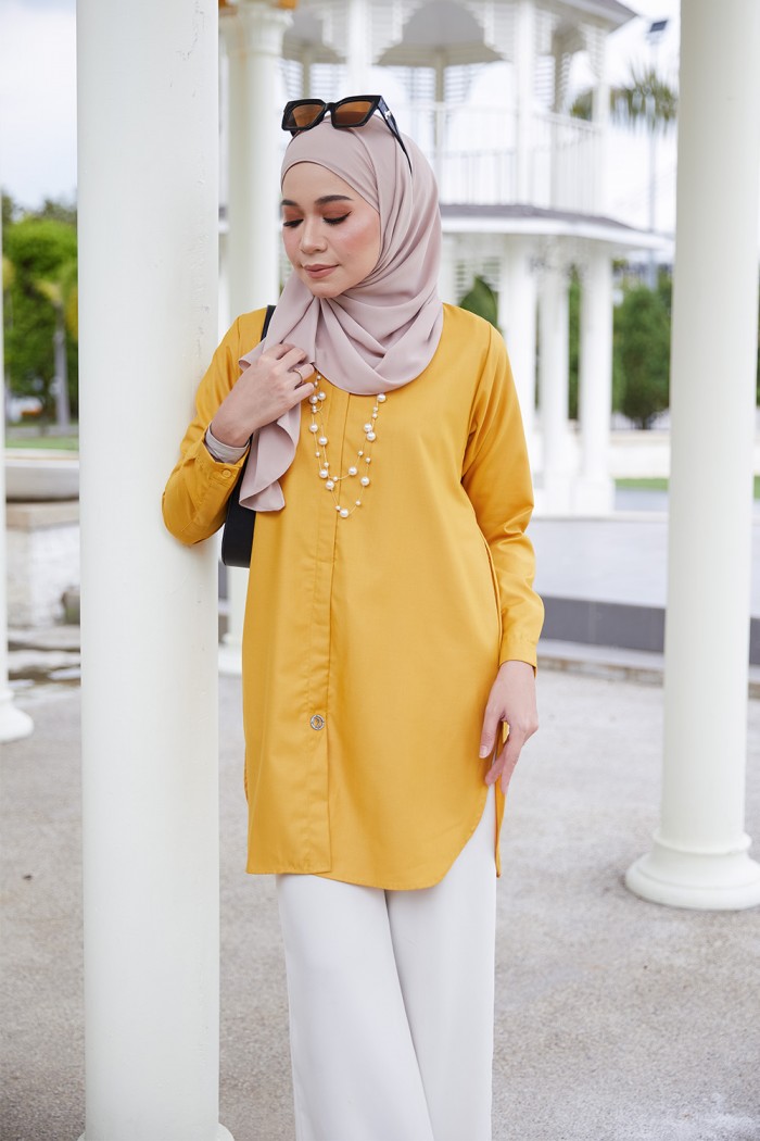 Aileen Blouse - Mustard Gold