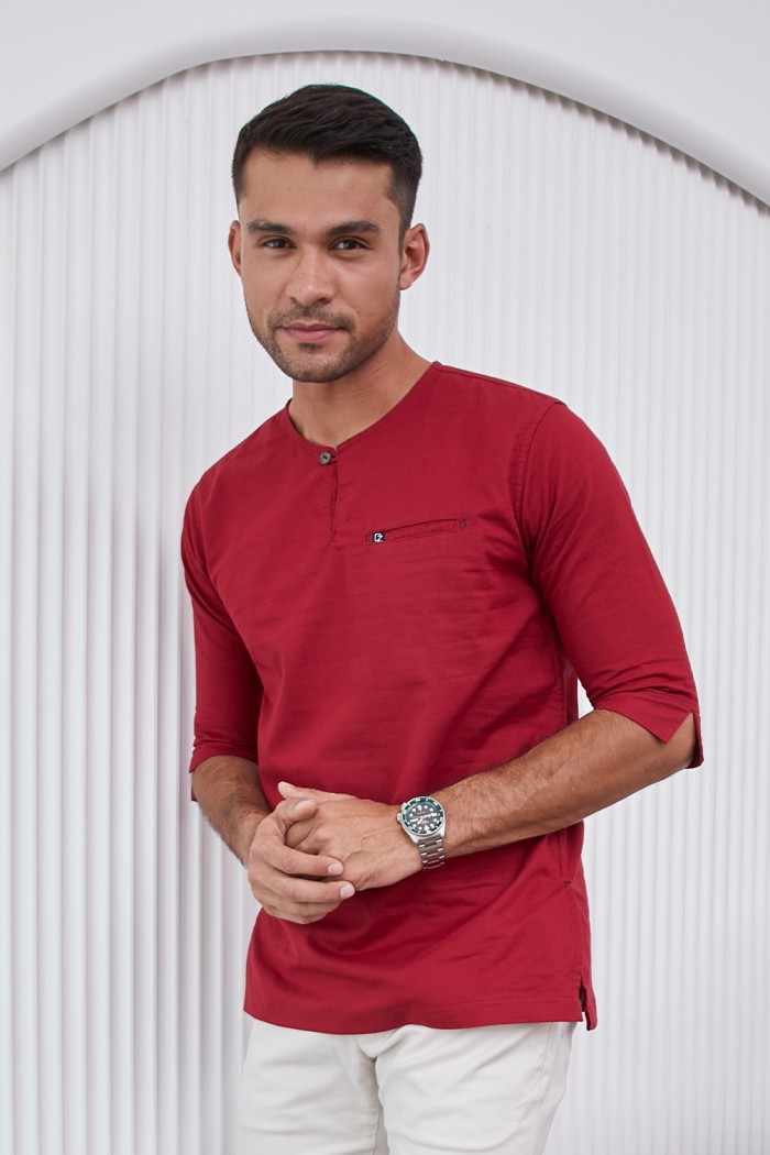 Kurta Hayder - Maroon