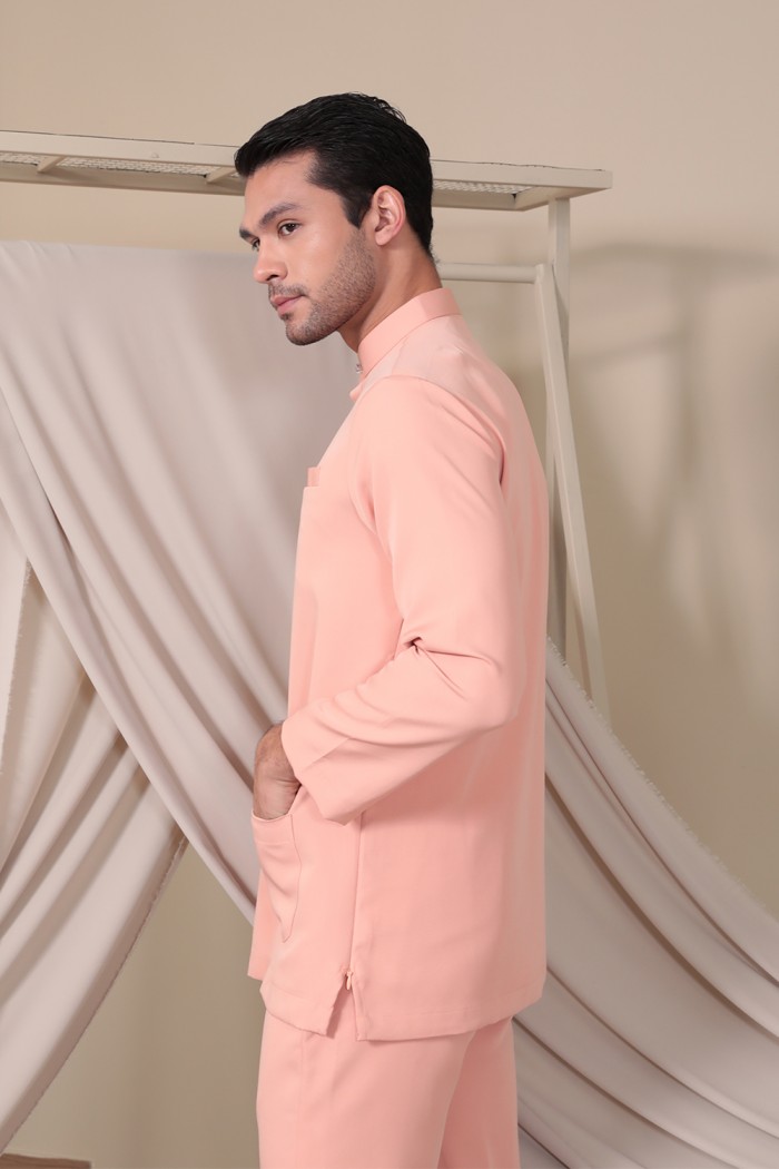 Baju Melayu Yusoff - Dark Peach