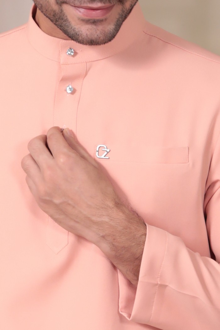 Baju Melayu Yusoff - Dark Peach