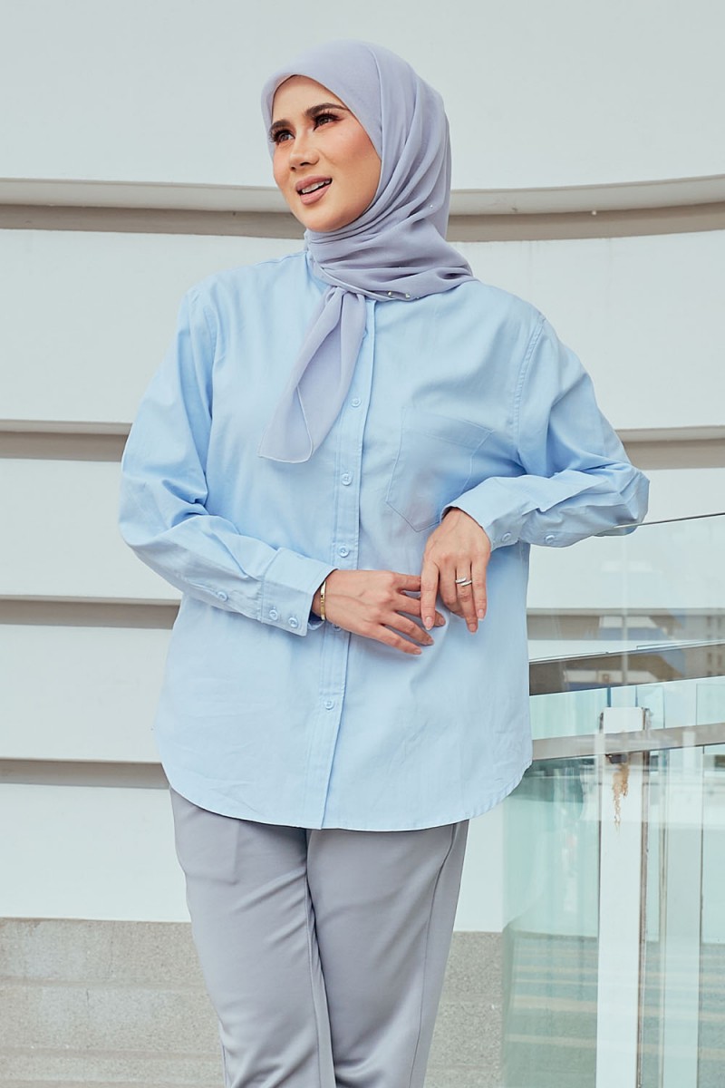 Clara Blouse - Baby Blue