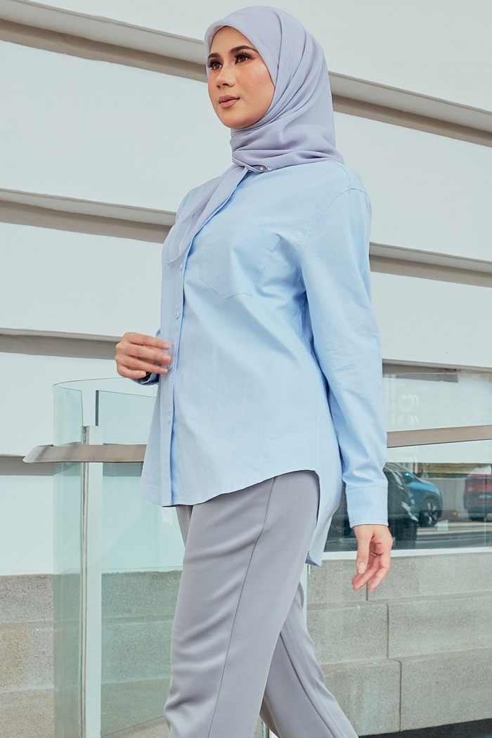 Clara Blouse - Baby Blue