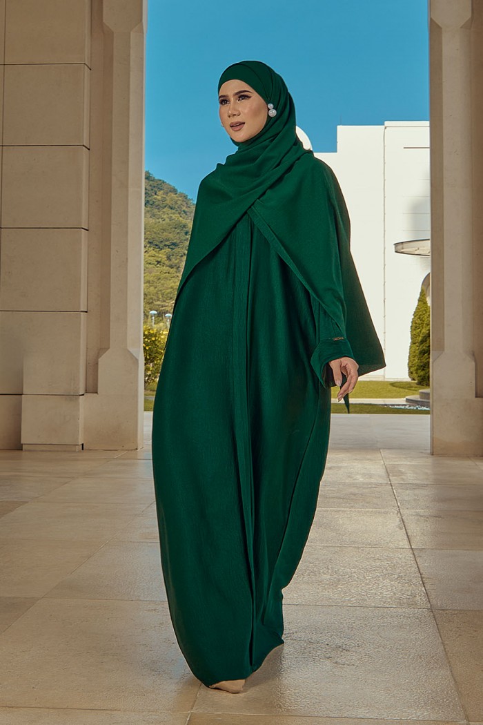 Abaya Aisyah - Emerald Green