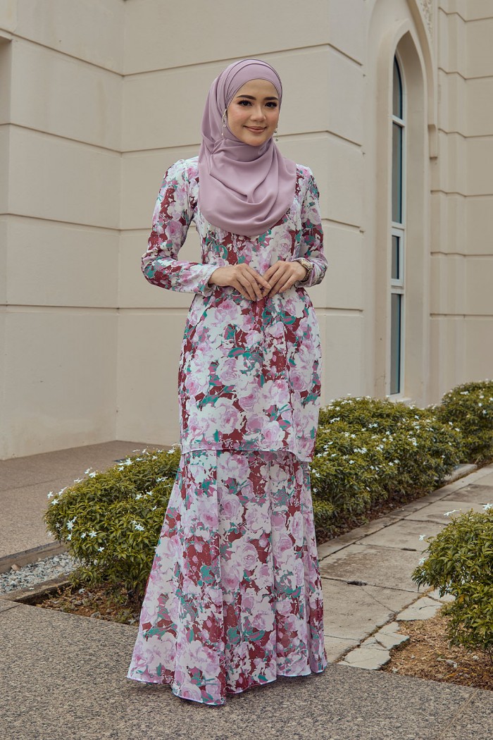 Maharani Kurung - MK02 - Abstract Roses