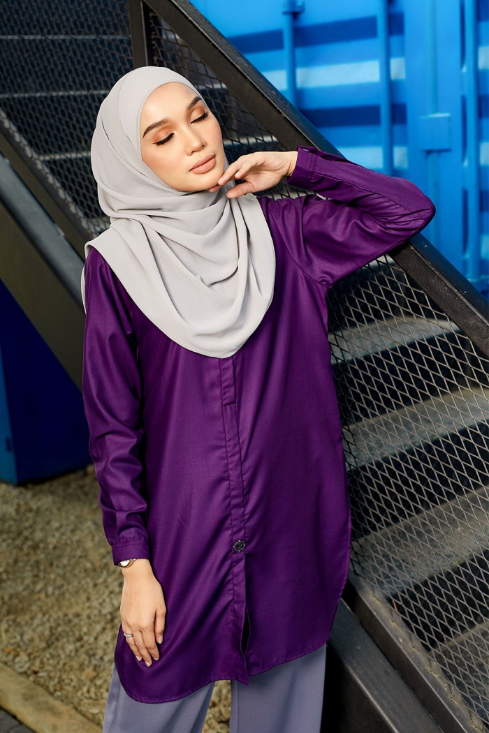 Aileen Blouse - Dark Purple