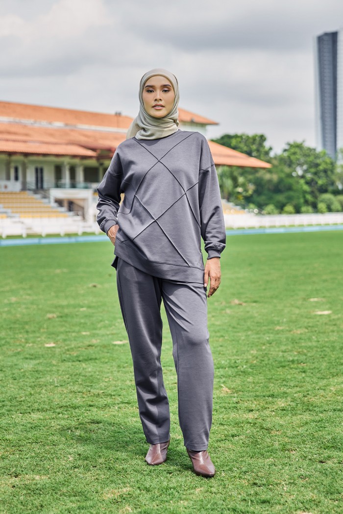 Stella Suit - Charcoal Grey