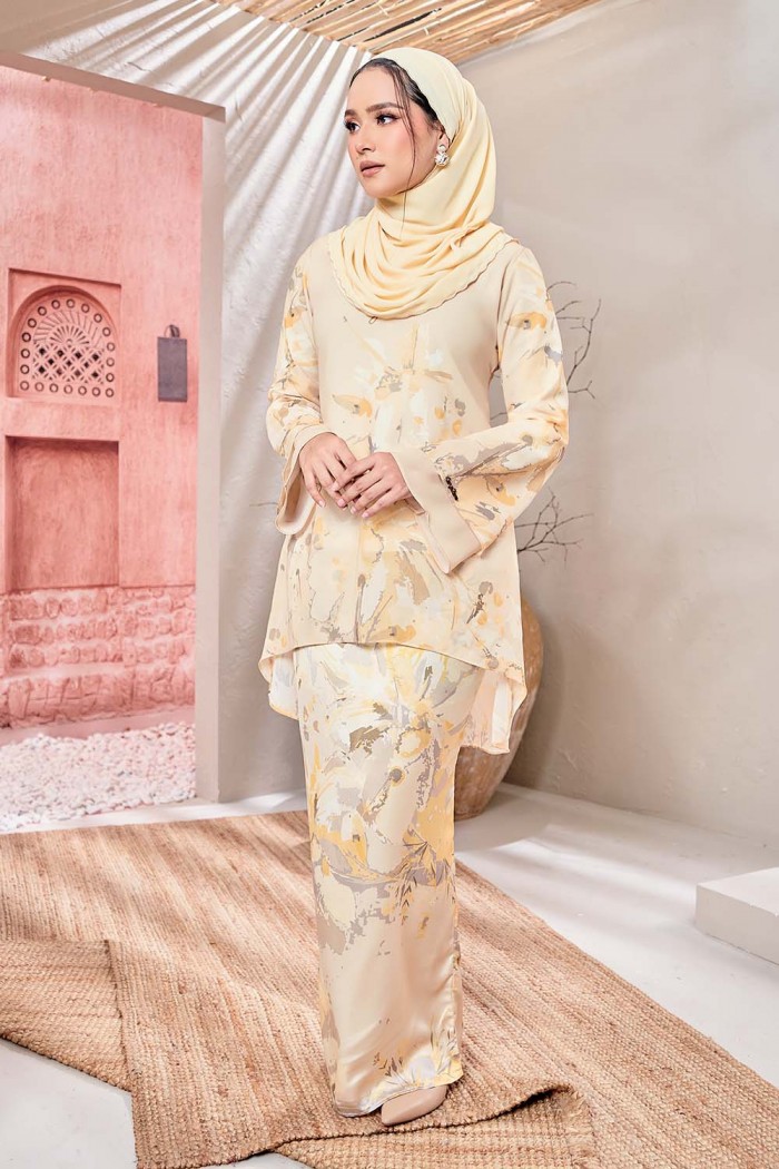 Julita Kurung - Soft Yellow