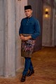 Baju Melayu Yusoff - Teal Blue