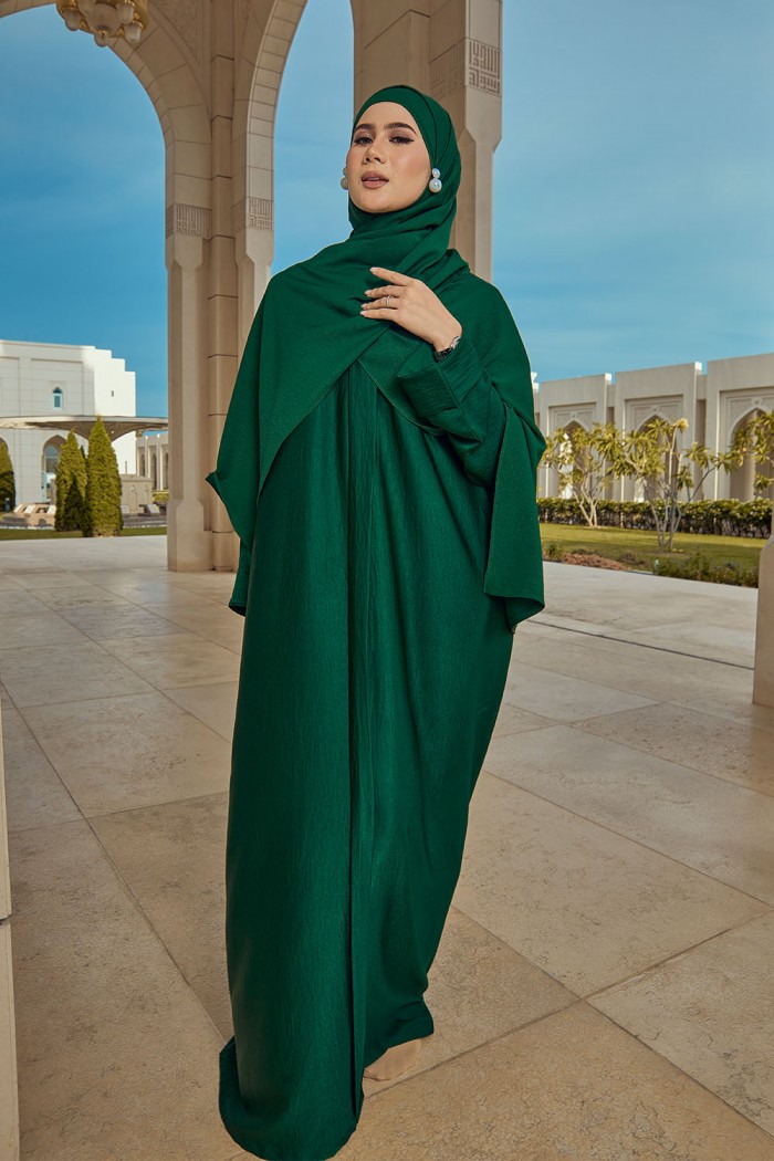 Abaya Aisyah - Emerald Green