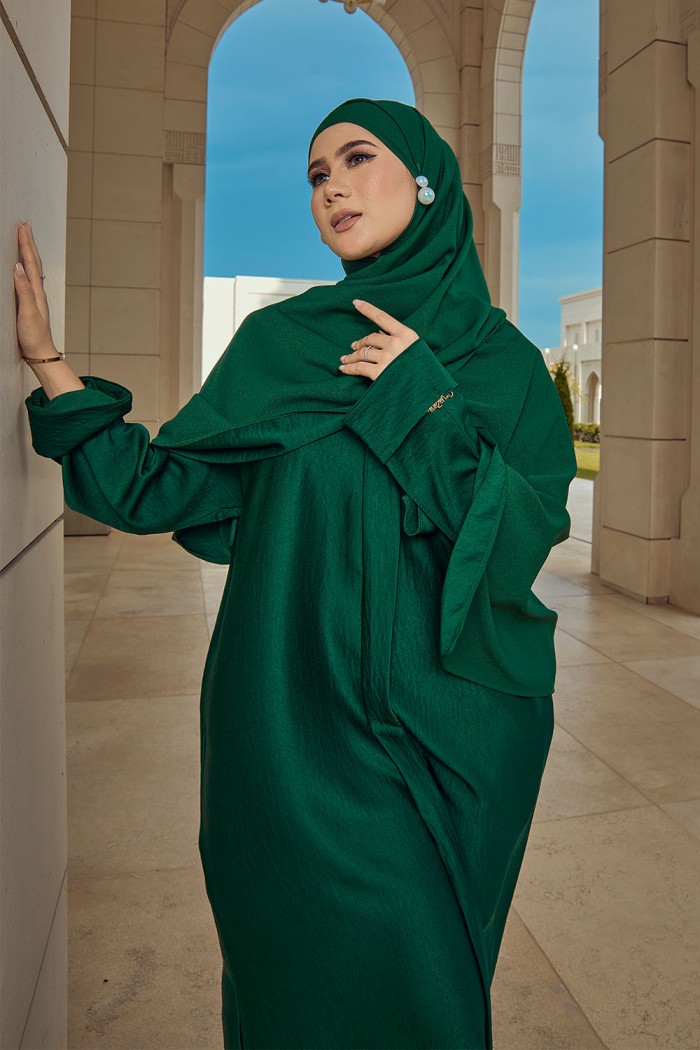 Abaya Aisyah - Emerald Green