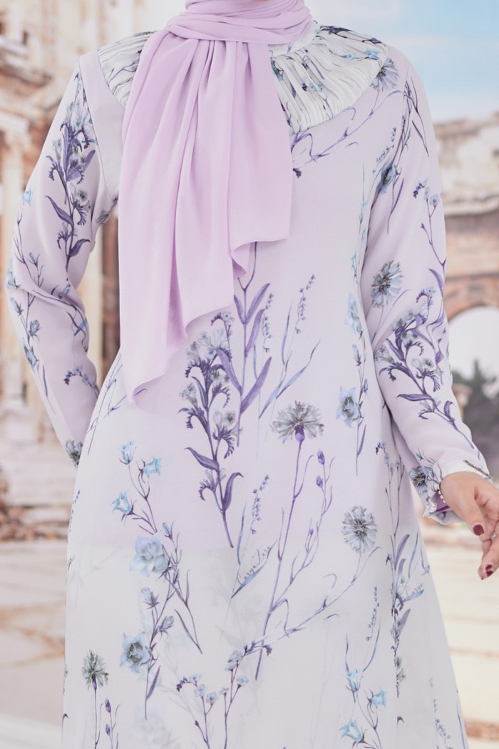 Hajjar Printed - Soft Purple