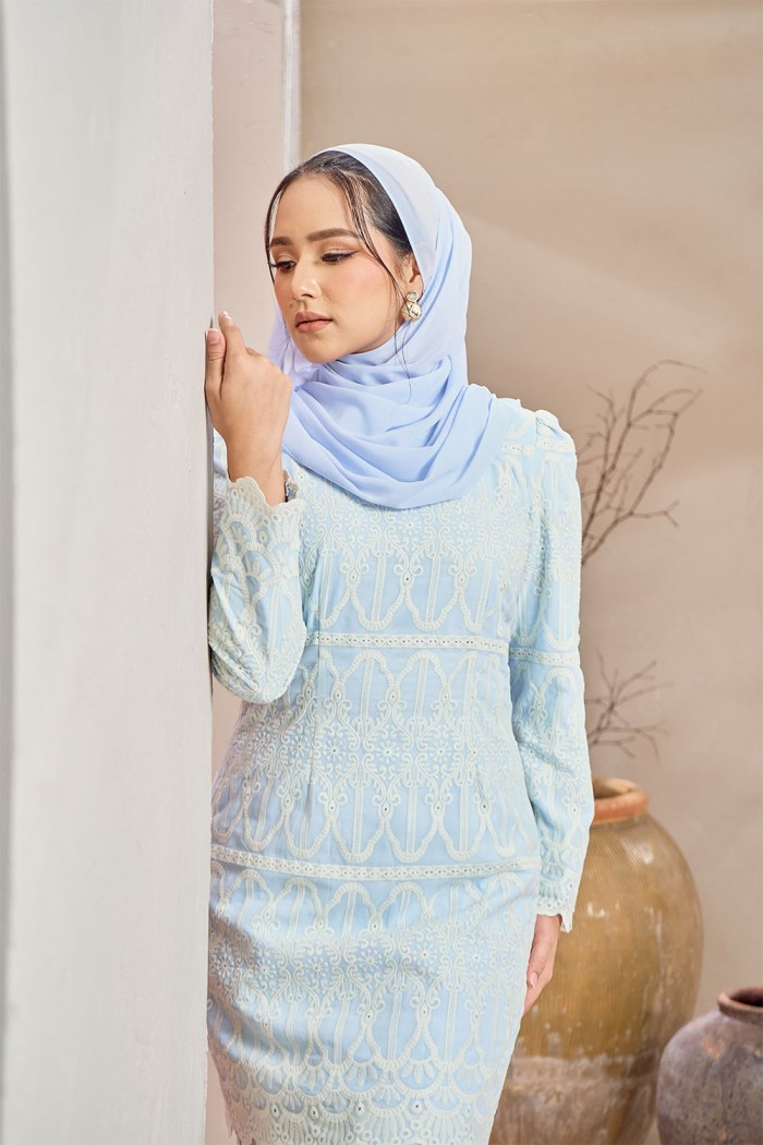 Salsa Luxe Kurung - Baby Blue