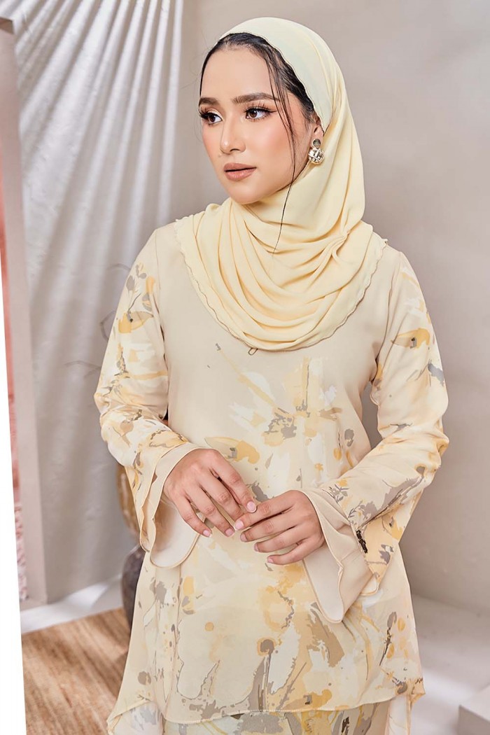 Julita Kurung - Soft Yellow