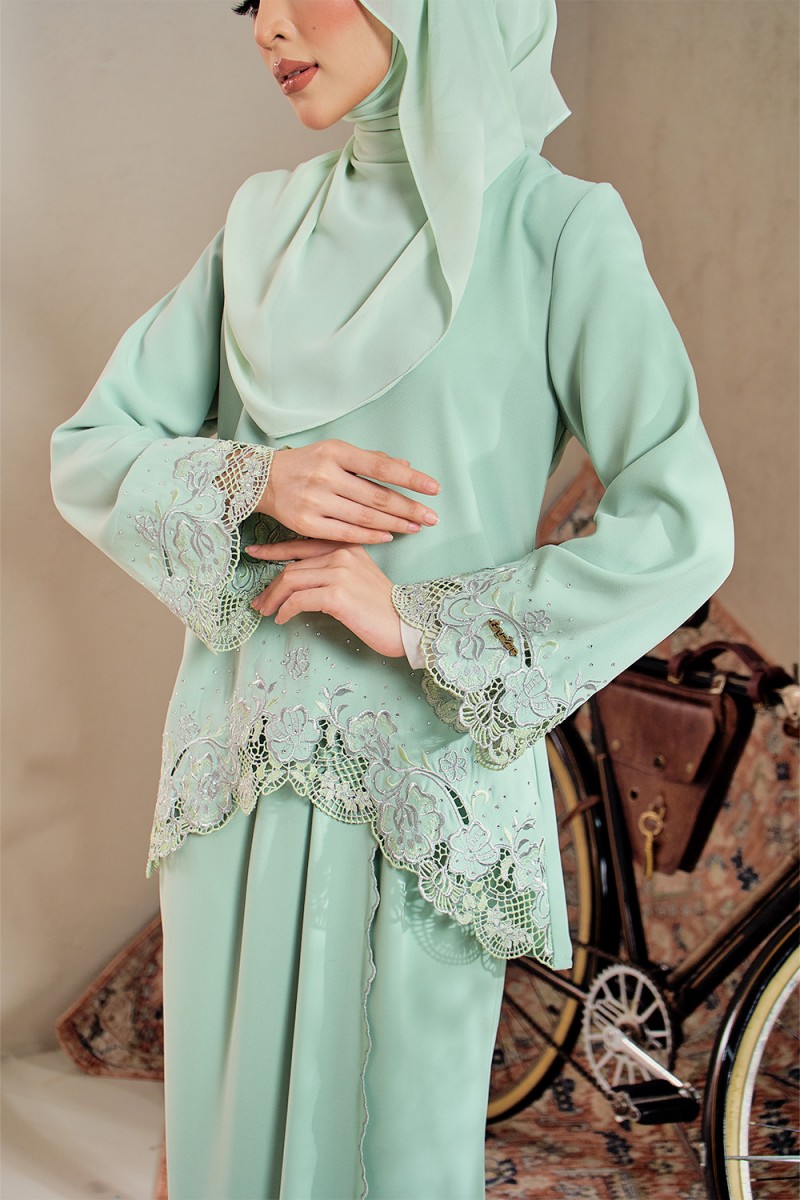 Suri Mini Kurung - Mint Green