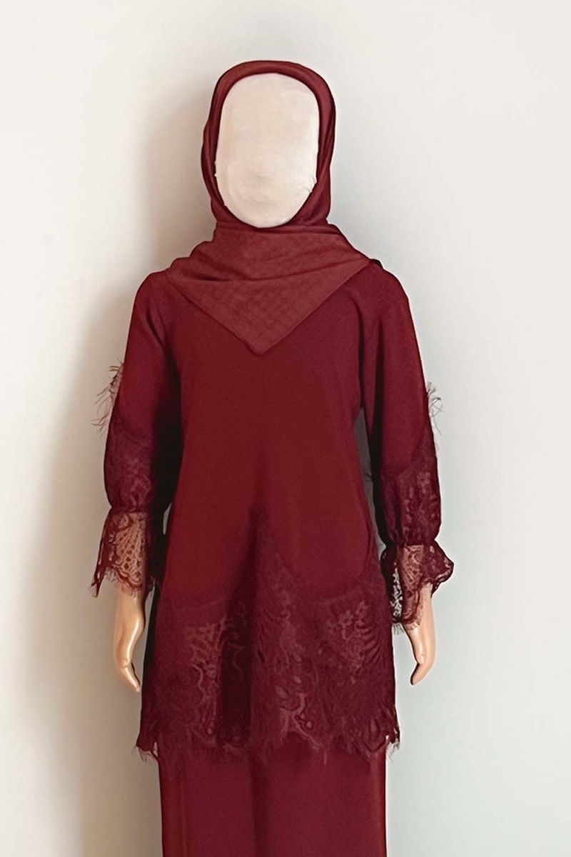 Yara Luxe Kids - Maroon