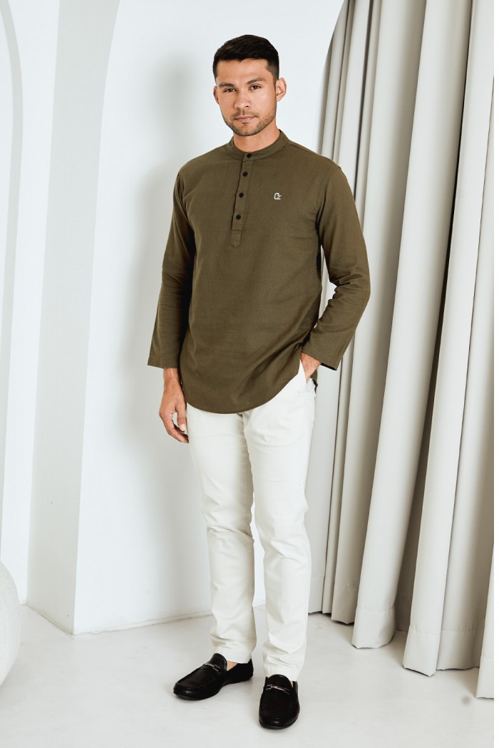 Kurta Haiqal - Dark Olive