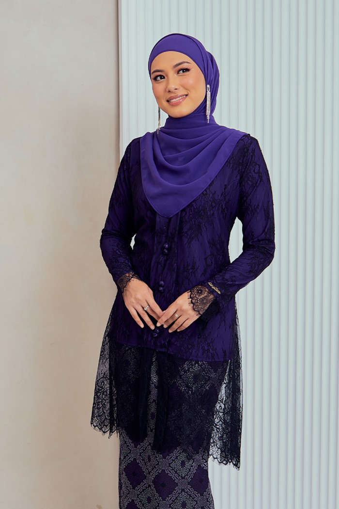 Primadona Kebaya - Plum Purple