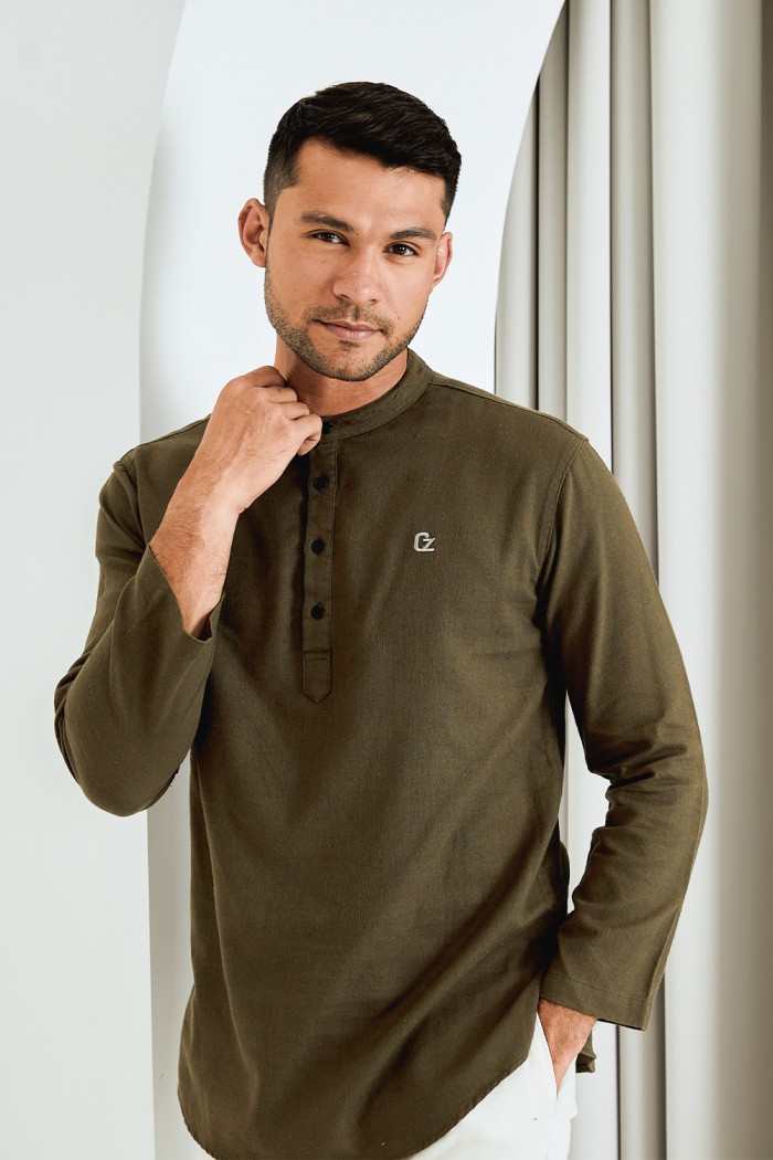 Kurta Haiqal - Dark Olive