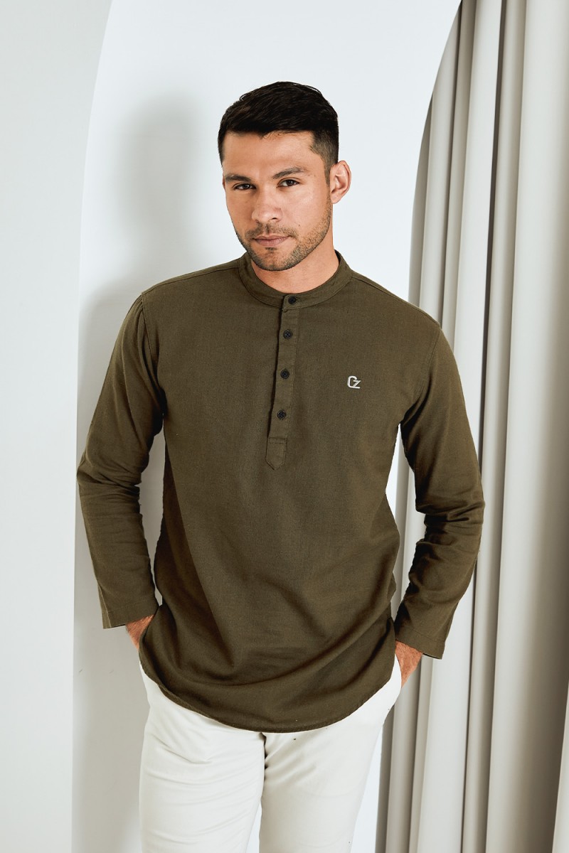 Kurta Haiqal - Dark Olive