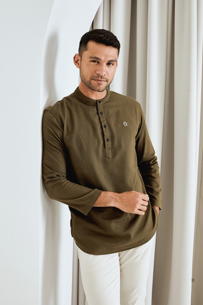 Kurta Haiqal - Dark Olive