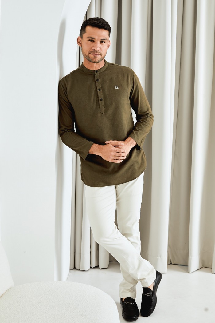 Kurta Haiqal - Dark Olive