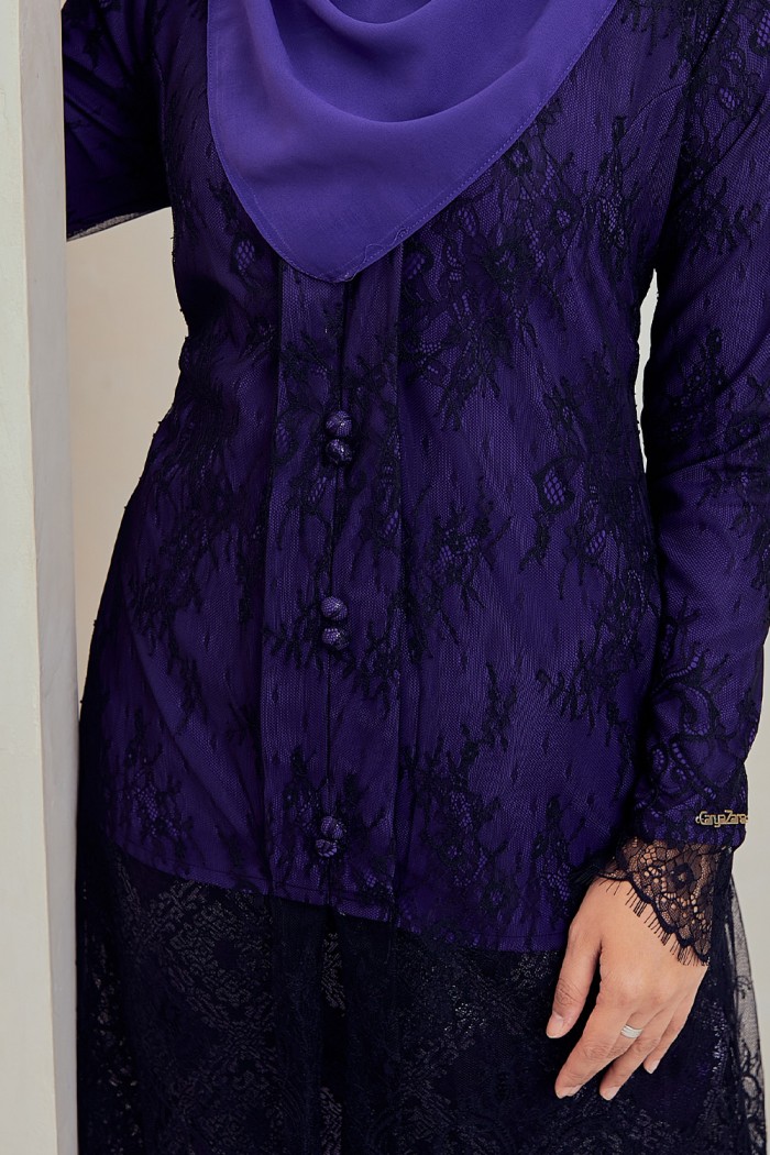 Primadona Kebaya - Plum Purple