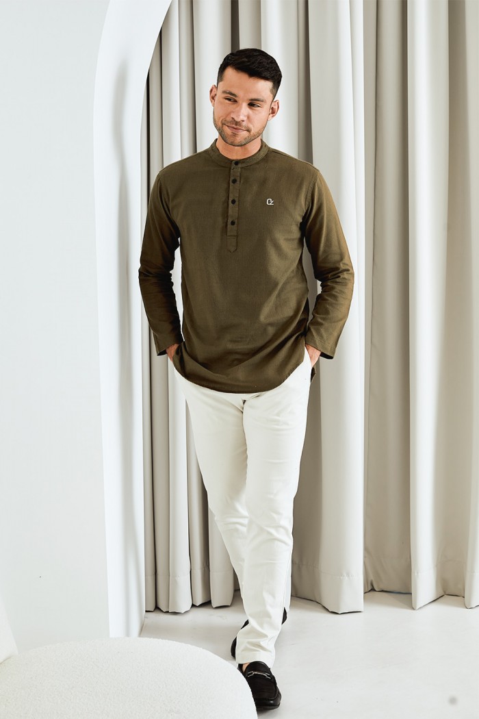 Kurta Haiqal - Dark Olive