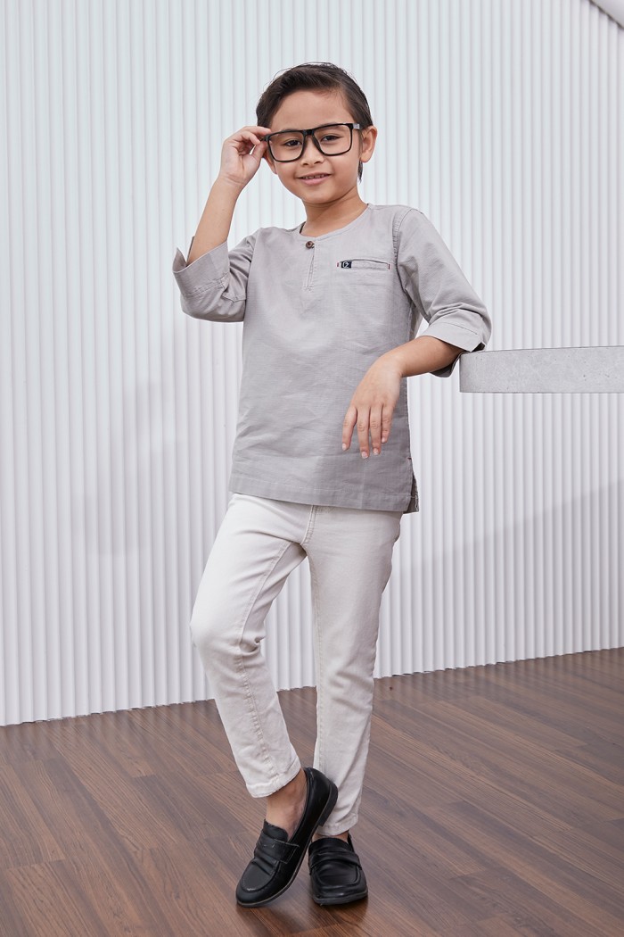 Kurta Hayder Kids - Light Grey