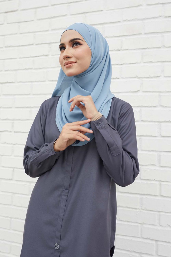 Aileen Blouse - Steel Grey