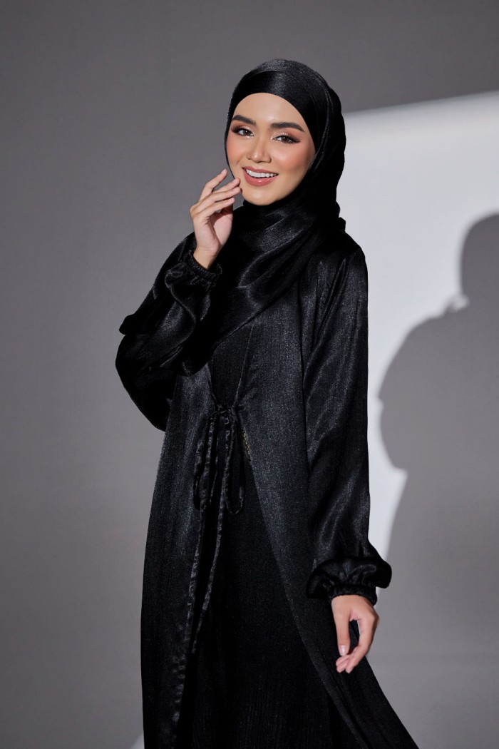 Abaya Qaleja - Black