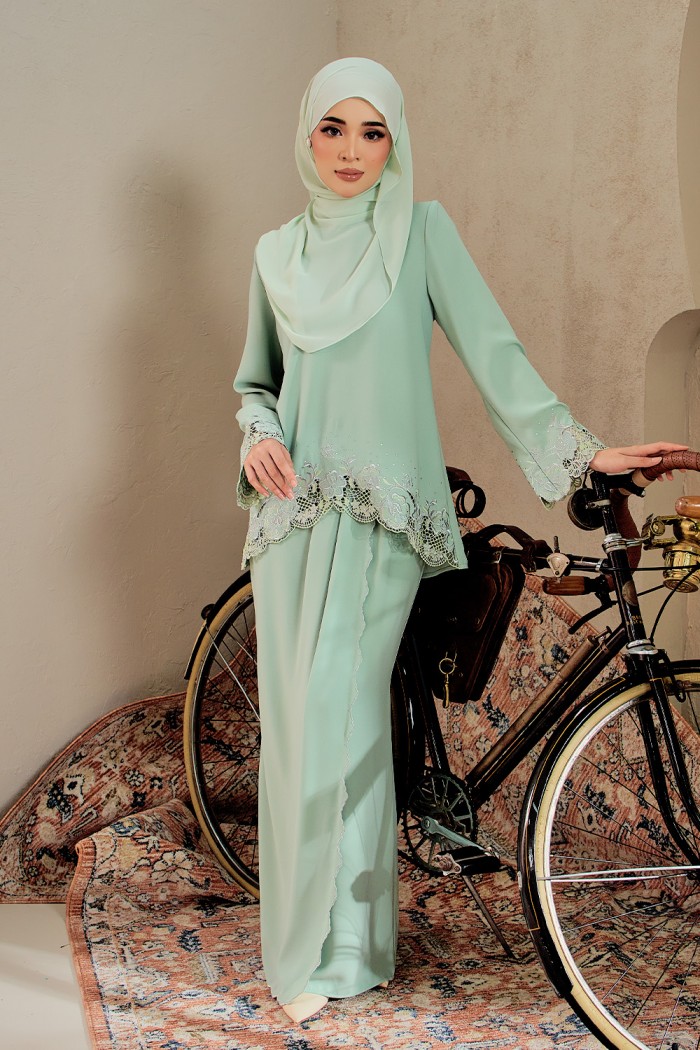 Suri Mini Kurung - Mint Green