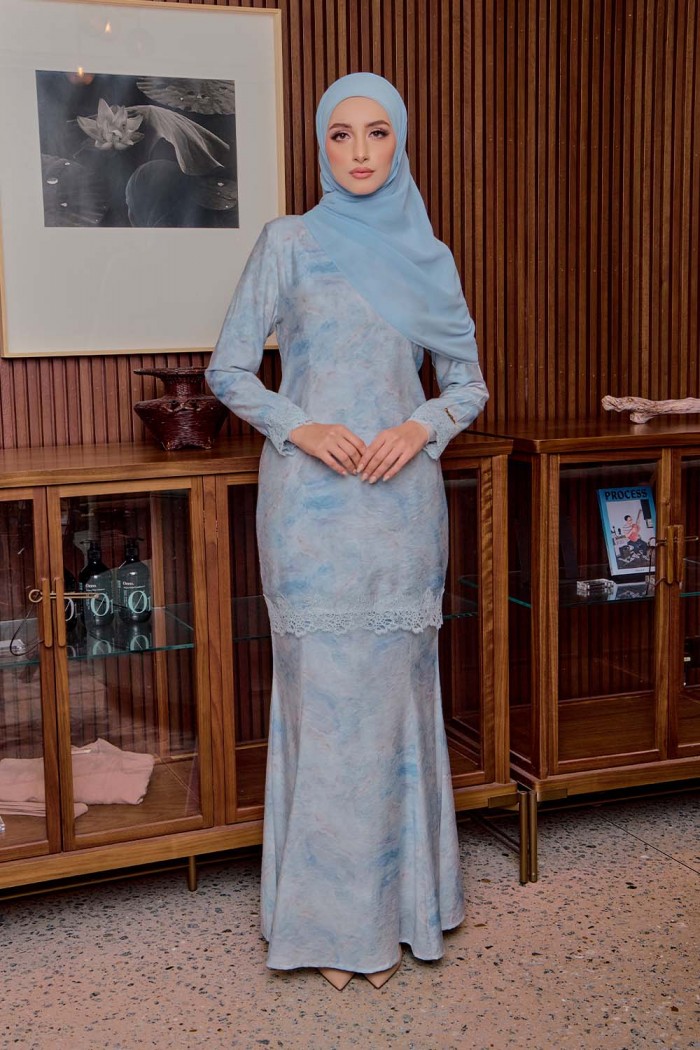 Qiara Kurung - Sky Blue