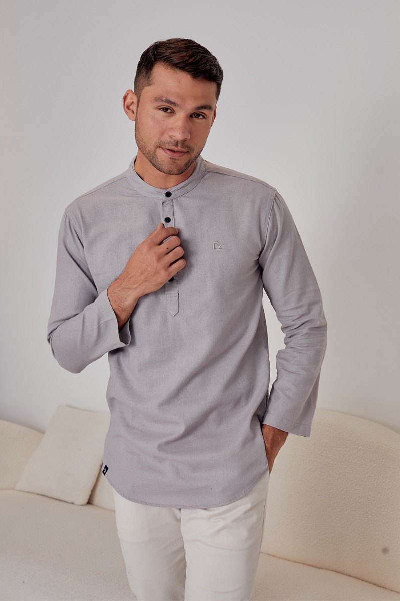 Kurta Haiqal - Light Grey