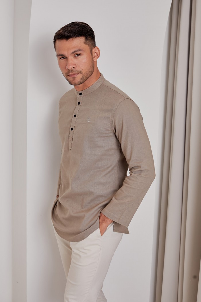 Kurta Haiqal - Coffee Brown