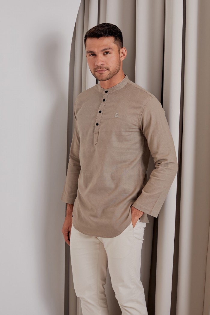 Kurta Haiqal - Coffee Brown