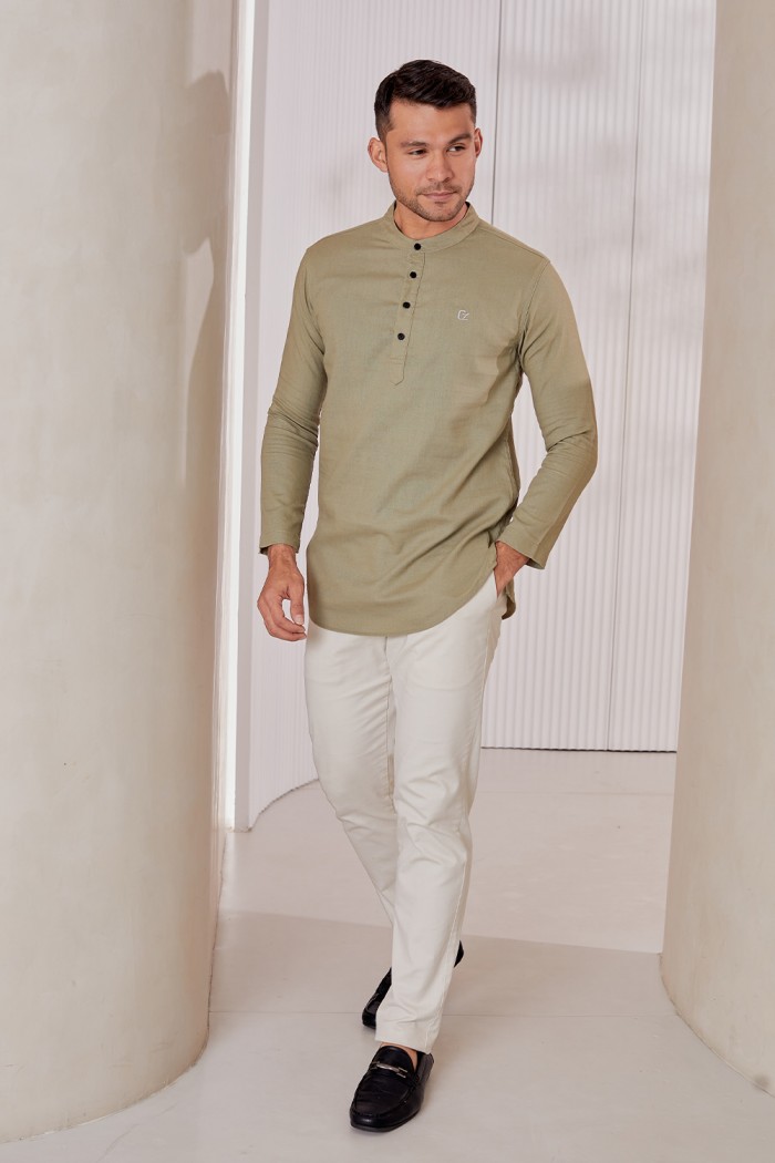 Kurta Haiqal - Olive