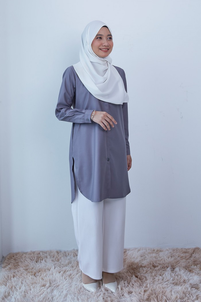 Aileen Blouse - Dark Grey