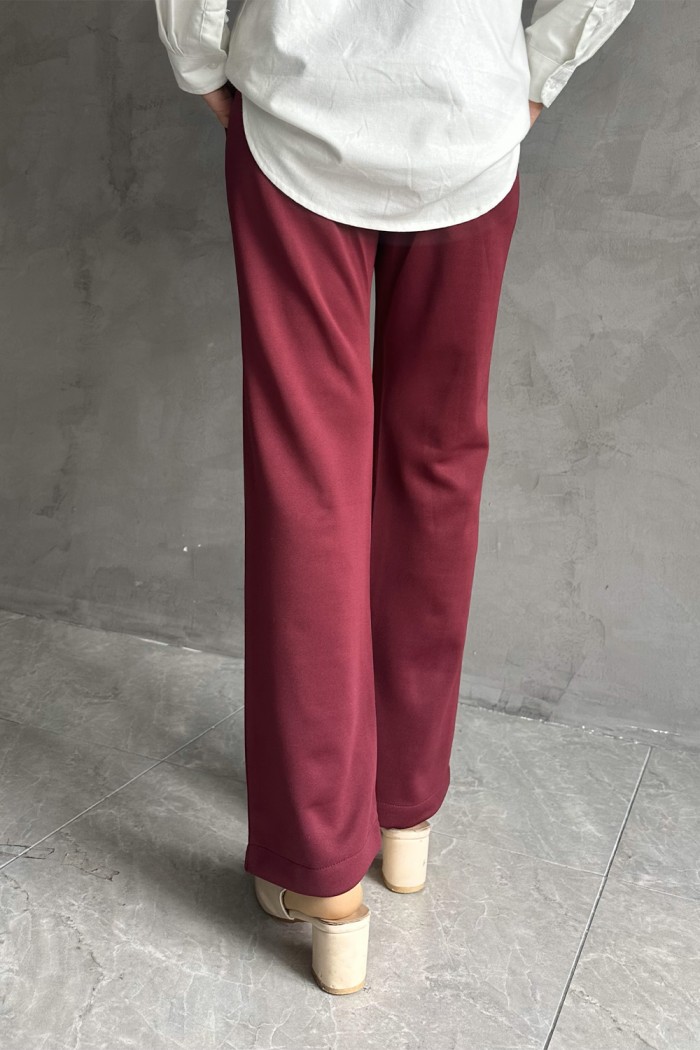 Qeisha Pants - Maroon