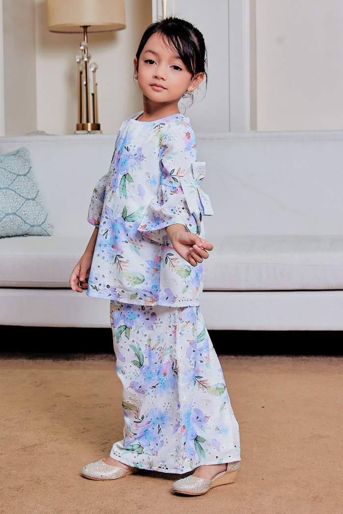 Qejora Kurung Kids - Orchid Purple