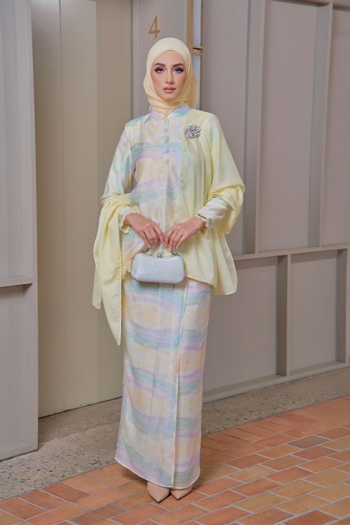 Eva Mini Kurung - Soft Yellow