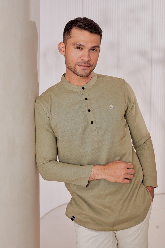 Kurta Haiqal - Olive