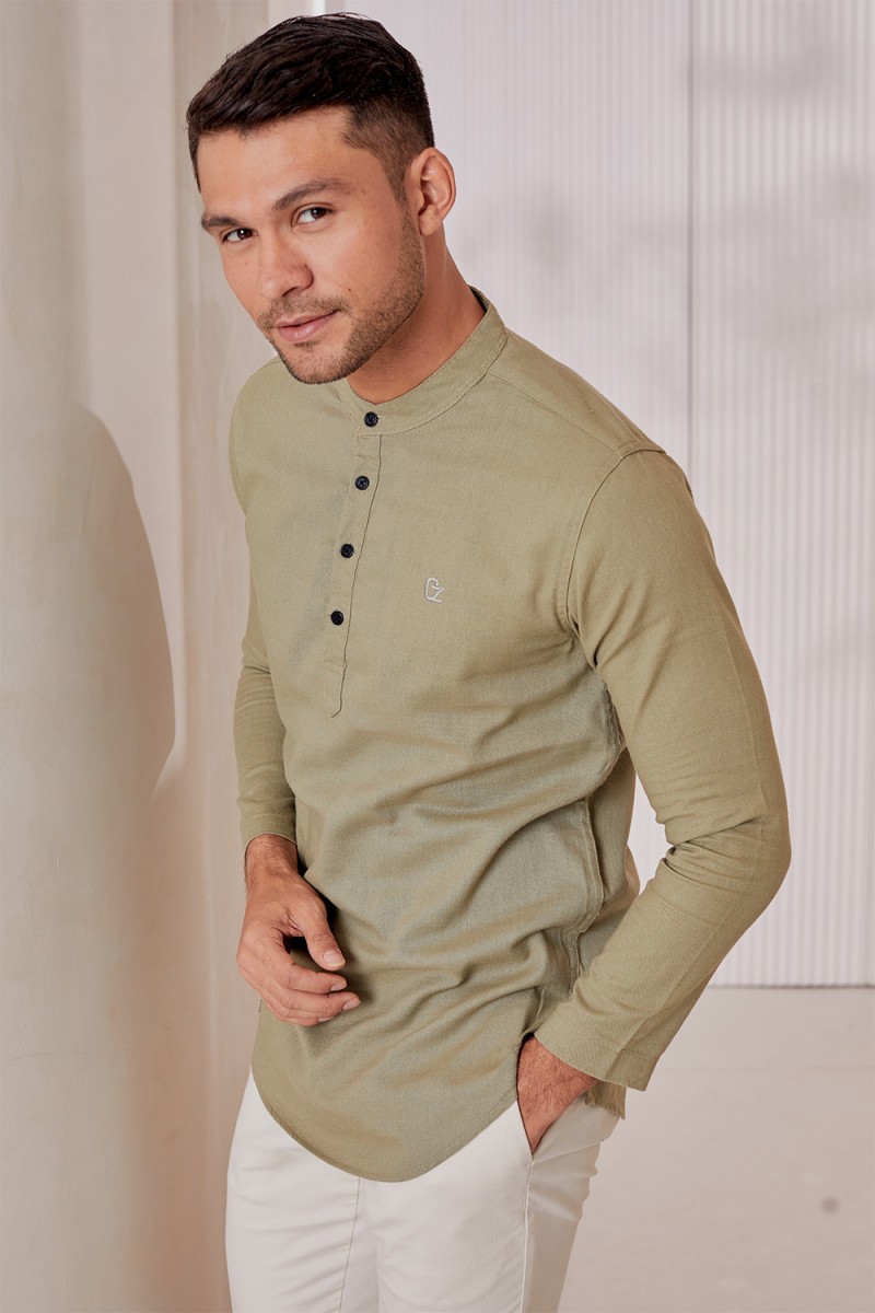 Kurta Haiqal - Olive