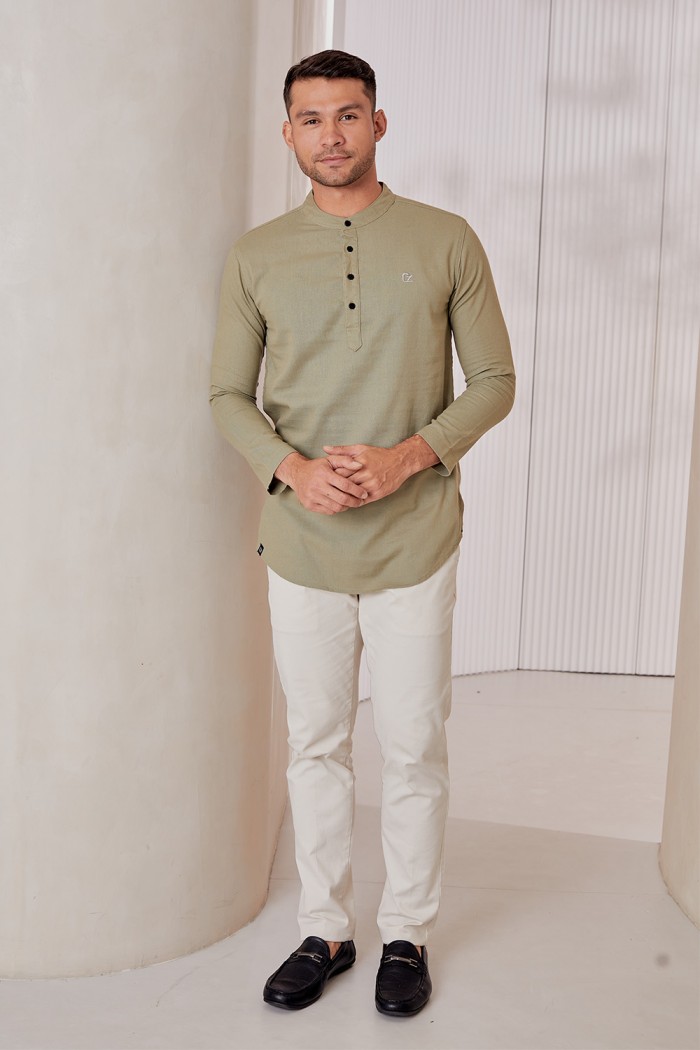 Kurta Haiqal - Olive