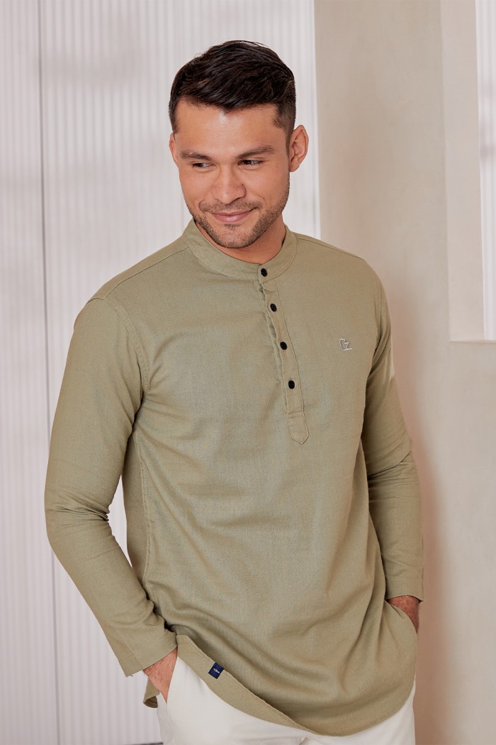 Kurta Haiqal - Olive