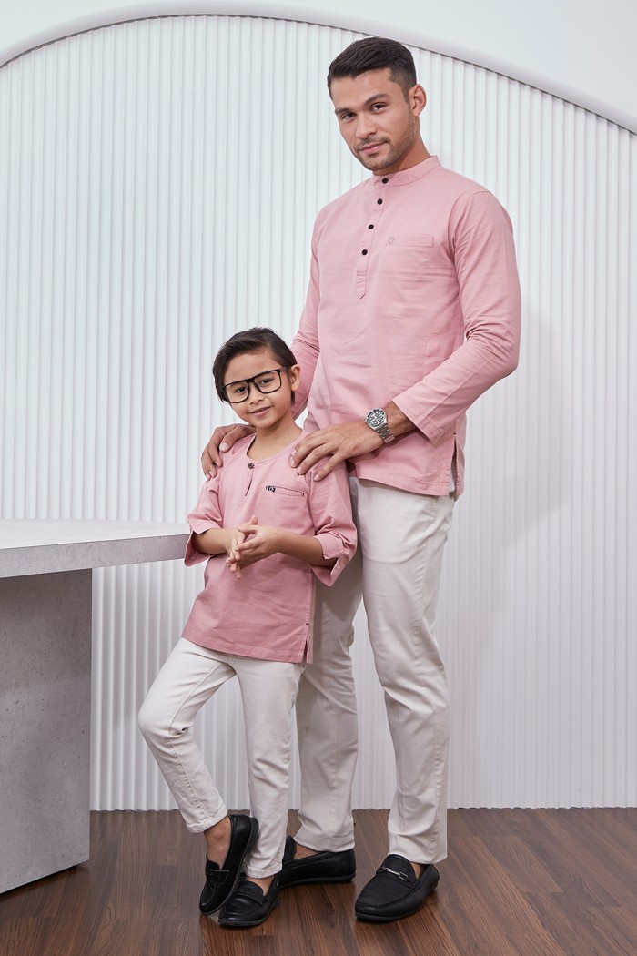 Kurta Harith - Dusty Pink