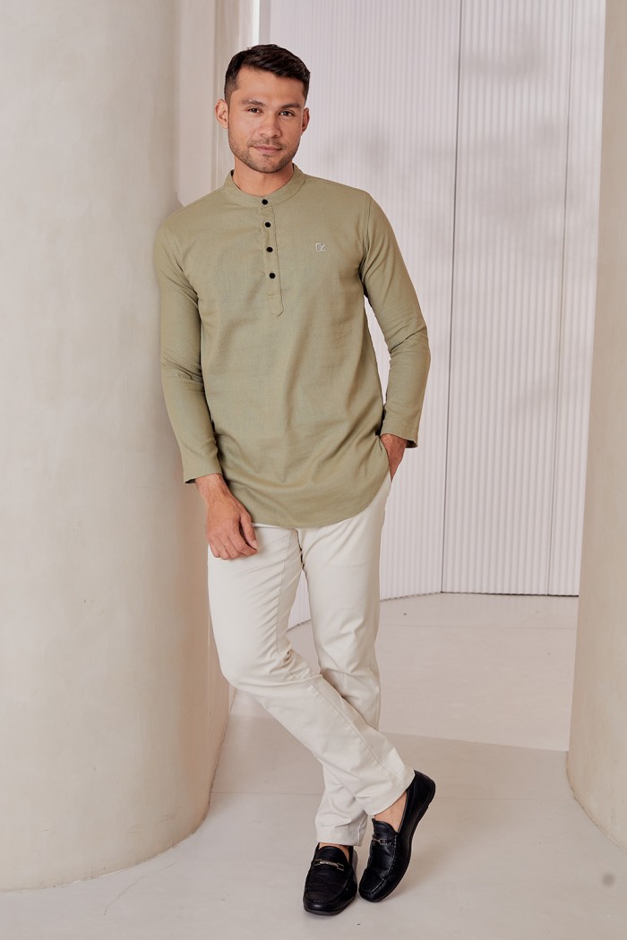 Kurta Haiqal - Olive